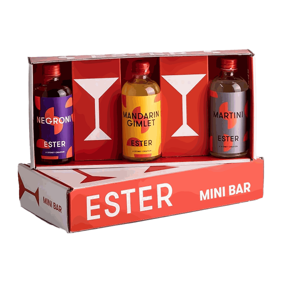 Ester Cocktail Pack Negroni, Martini, Gimlet 3x100ml - DiVino.com.au