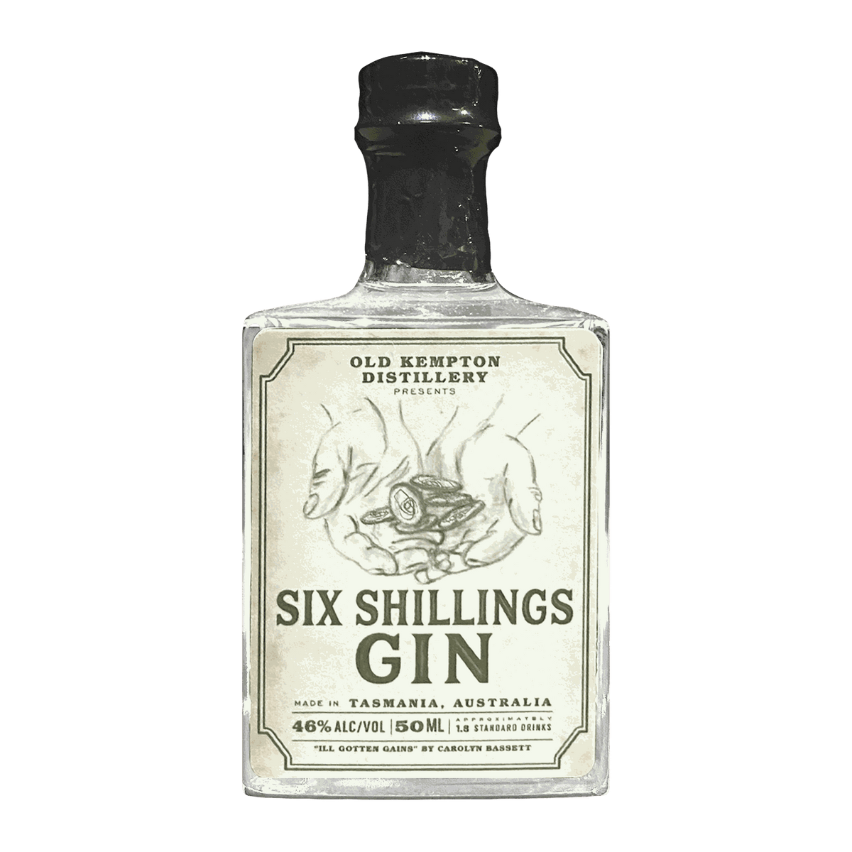 Old Kempton Six Shillings Gin 50ml - DiVino.com.au
