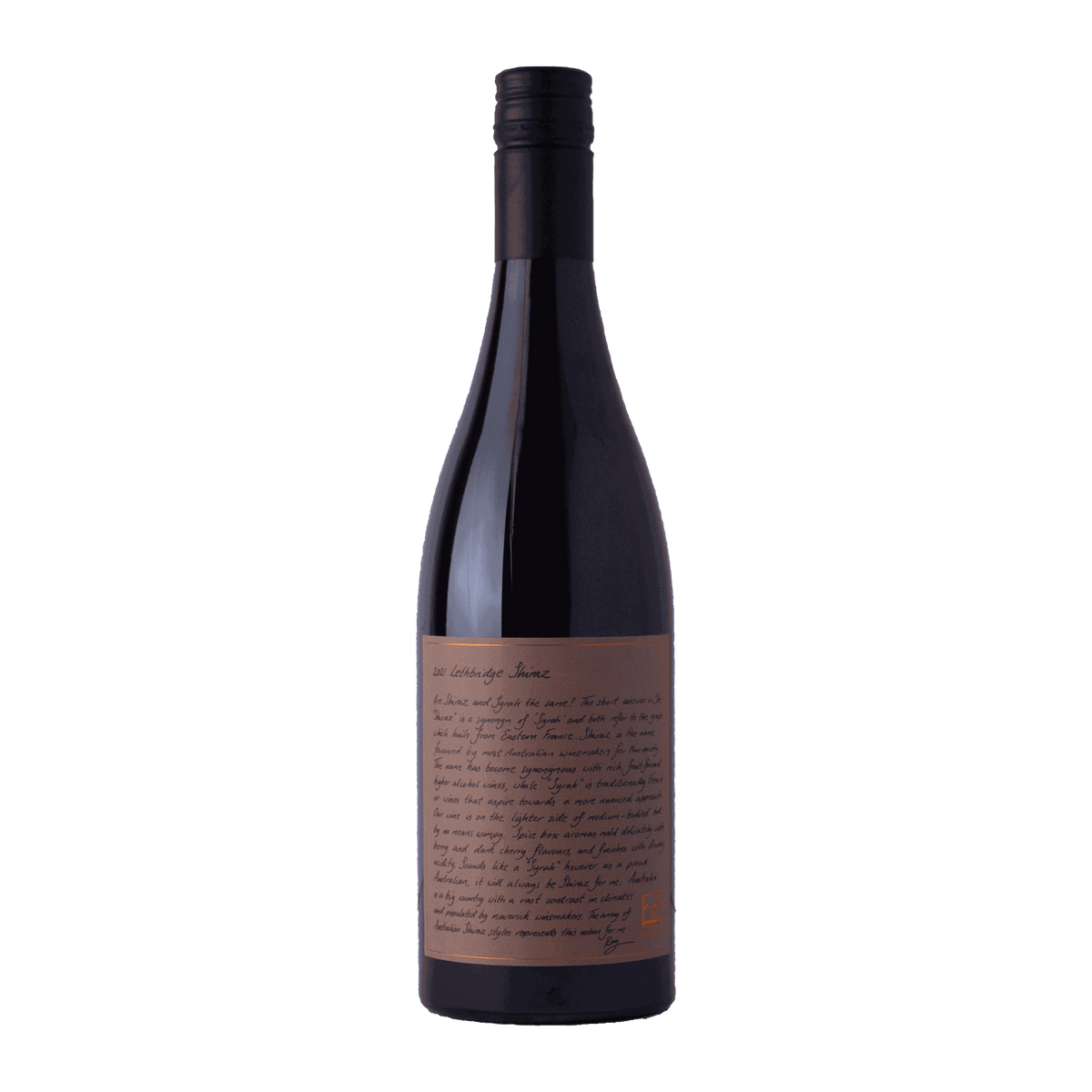 Lethbridge Shiraz 2013 - DiVino.com.au