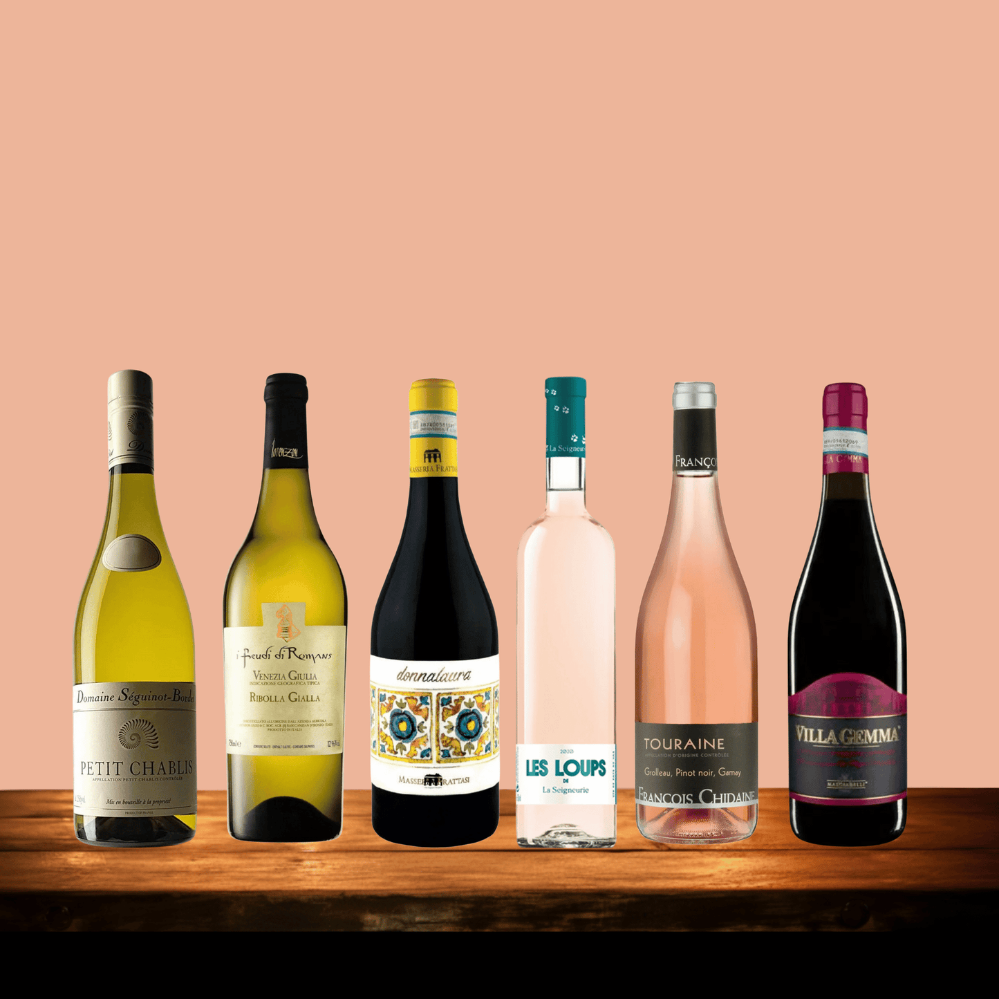 Premium French and Italian - Rosé and White Wine Pack
