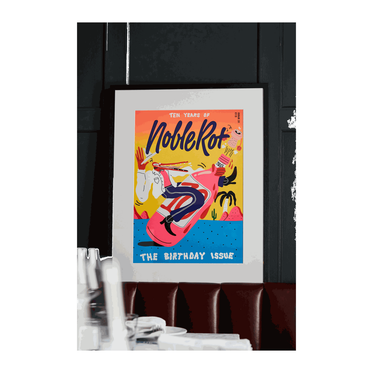 Noble Rot Screen Print - Issue 31 - Ten Years of Noble Rot - DiVino.com.au