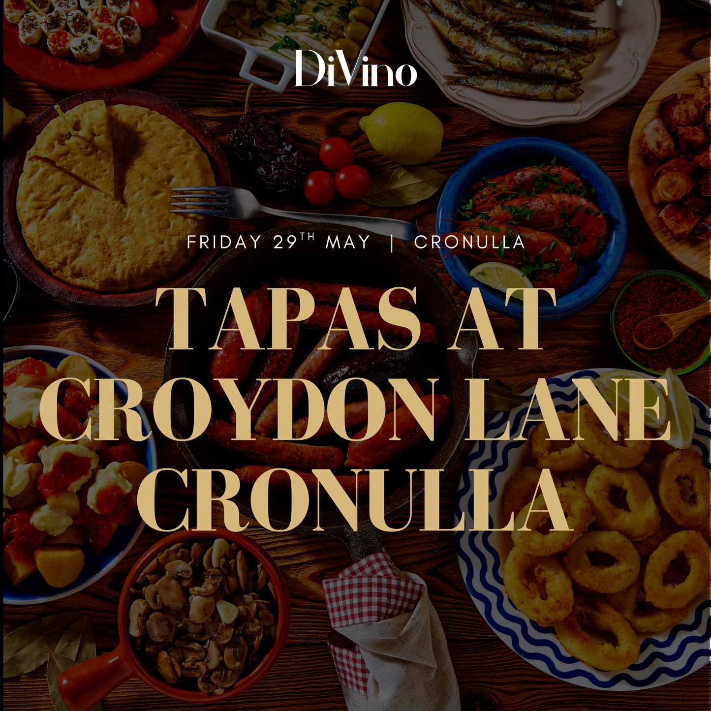 Enjoy the Croydon Lane Tapas Pairing Menu at DiVino.com.au during the Wine Tasting Event on Friday, 29th May—featuring Mediterranean bites perfectly matched with Bordeaux wines. - DiVino.com.au