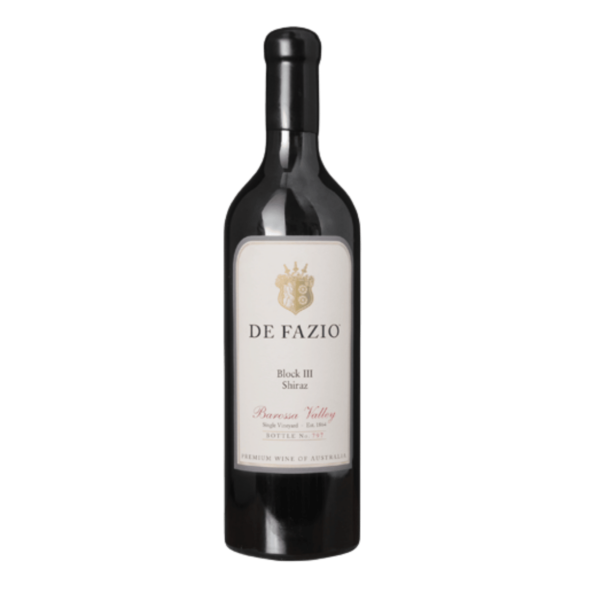 De Fazio Shiraz Block 3 - DiVino.com.au