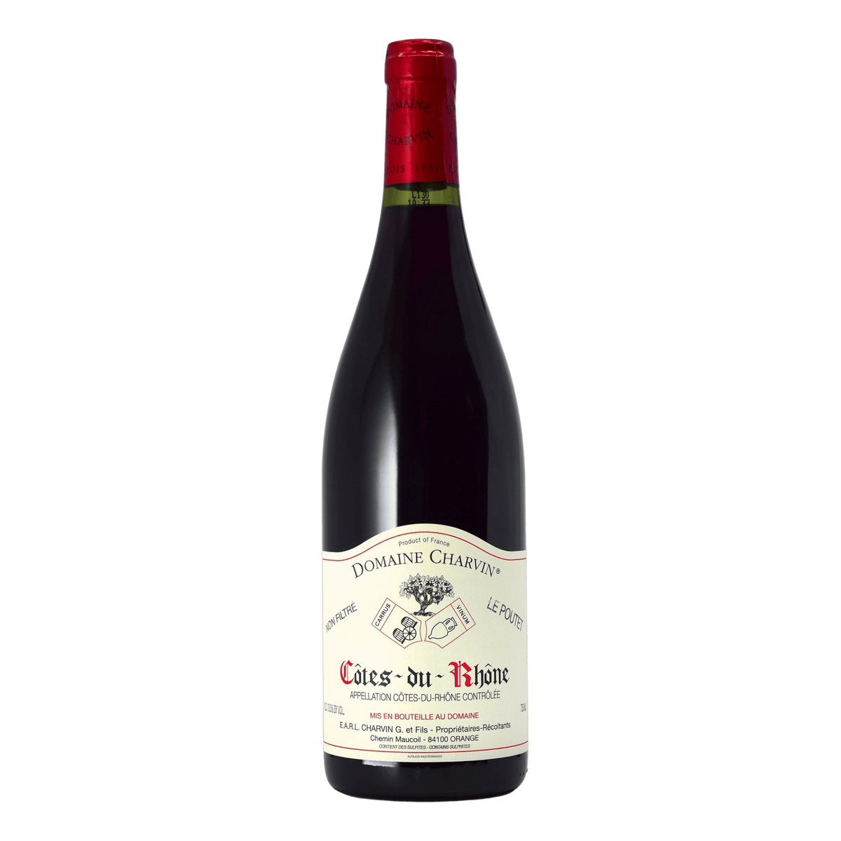 Domaine Charvin Côtes du Rhône Le Poutet - DiVino.com.au