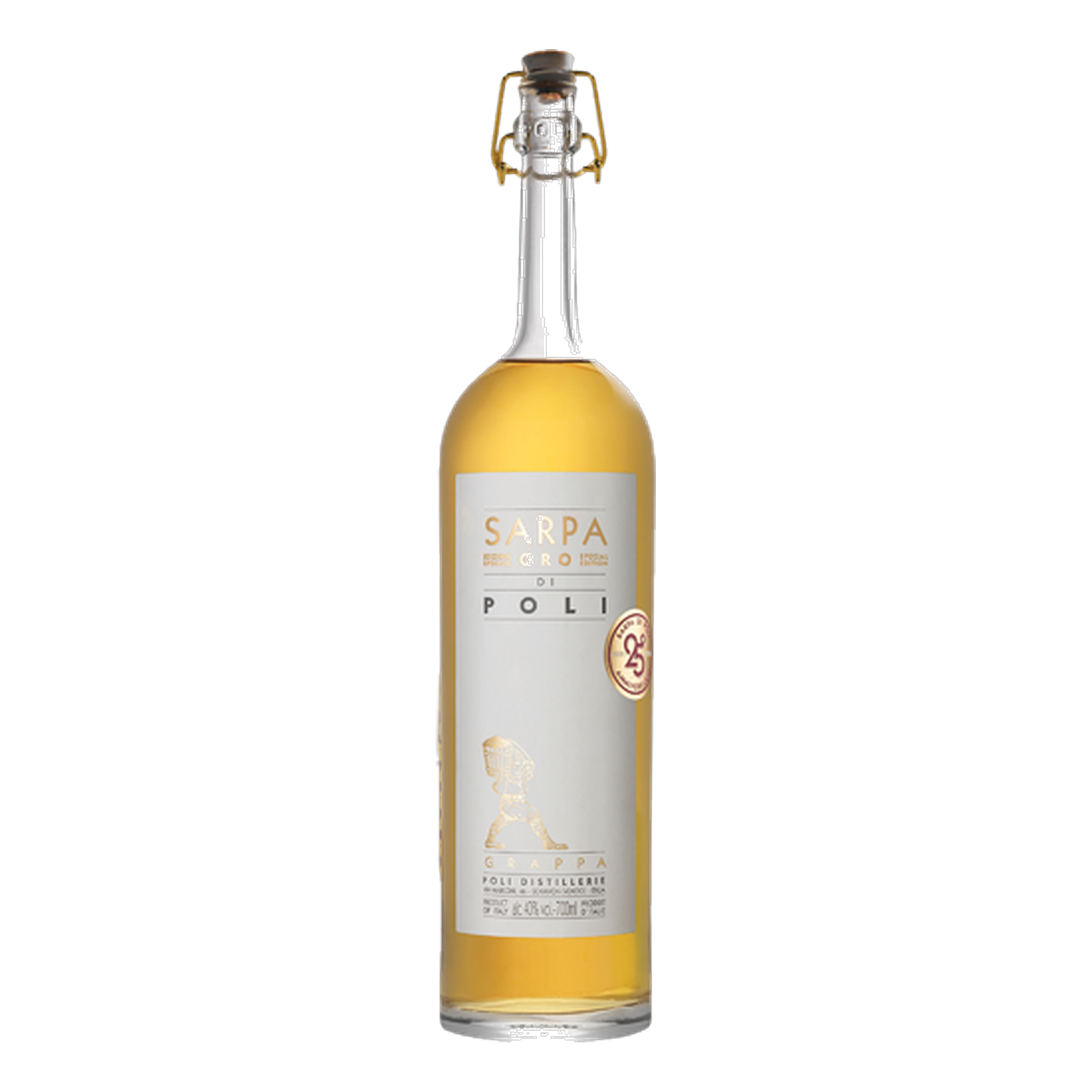 Poli Distillerie Sarpa Riserva Oro Di Poli Grappa Aged 4 Years 700mL - DiVino.com.au