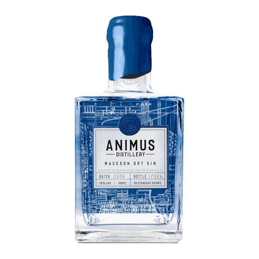 Animus Distillery Macedon Dry Gin 500ml - DiVino.com.au