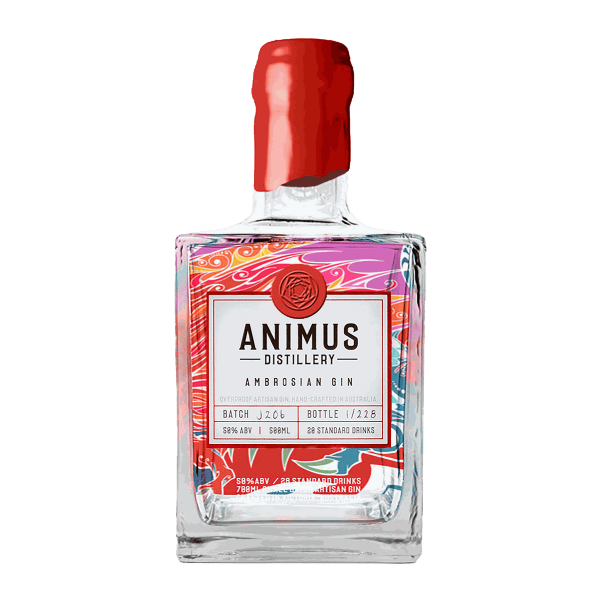 Animus Distillery Ambrosian Gin 500ml - DiVino.com.au