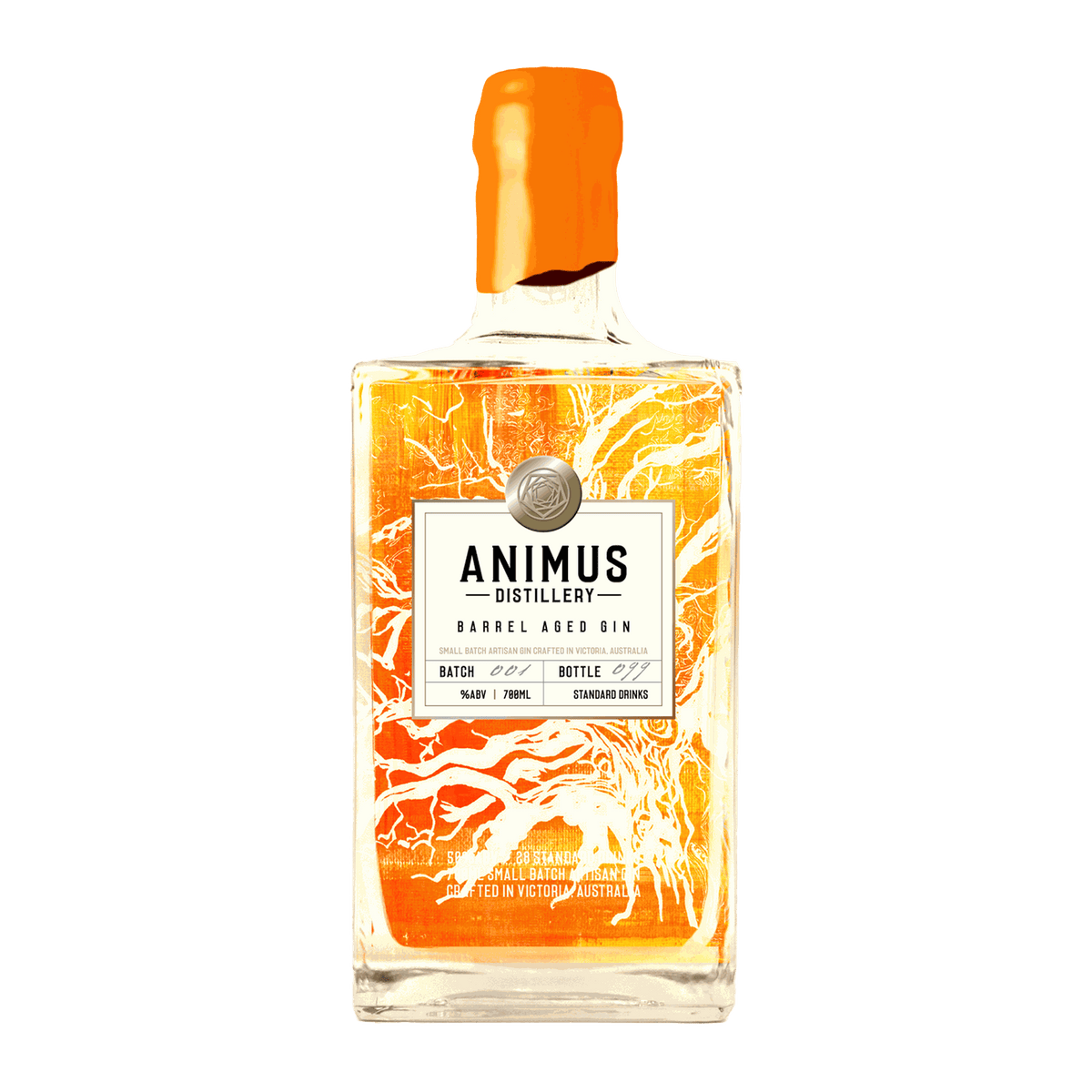 Animus Distillery Barrel Aged Gin 700ml - DiVino.com.au