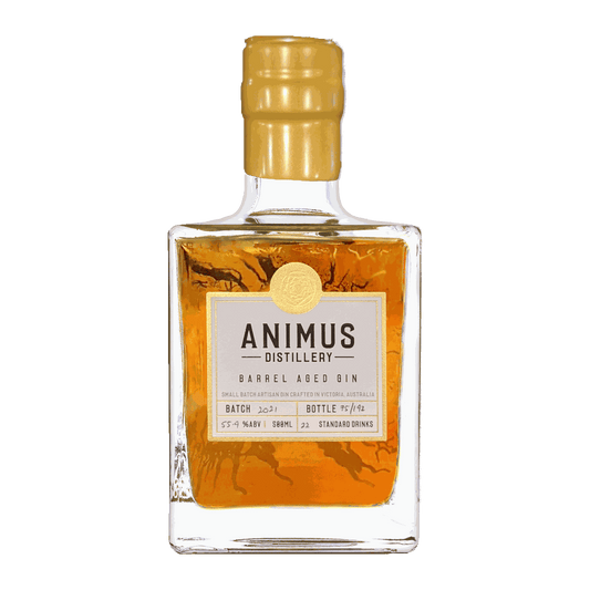 Animus Distillery Barrel Aged Gin 500ml 2021 - DiVino.com.au