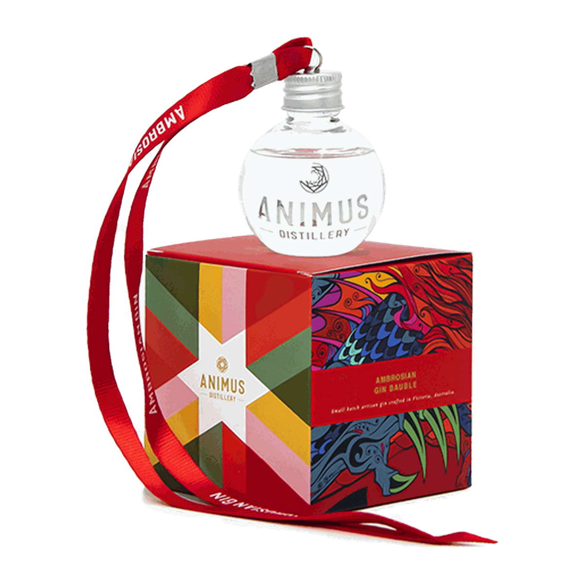 Animus Distillery Bauble Ambrosian Dry Gin 50ml - DiVino.com.au