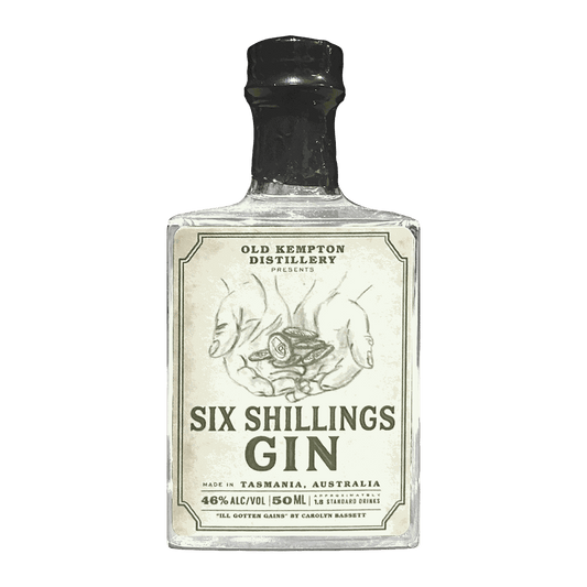 Old Kempton Six Shillings Gin 50ml - DiVino.com.au
