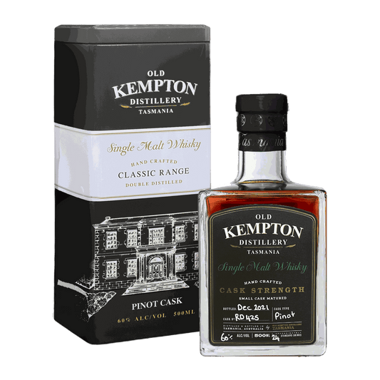 Old Kempton Pinot Cask Strength Single Malt Whisky 500ml - DiVino.com.au