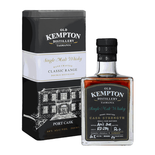 Old Kempton Port Cask Strength Single Malt Whisky 500ml - DiVino.com.au