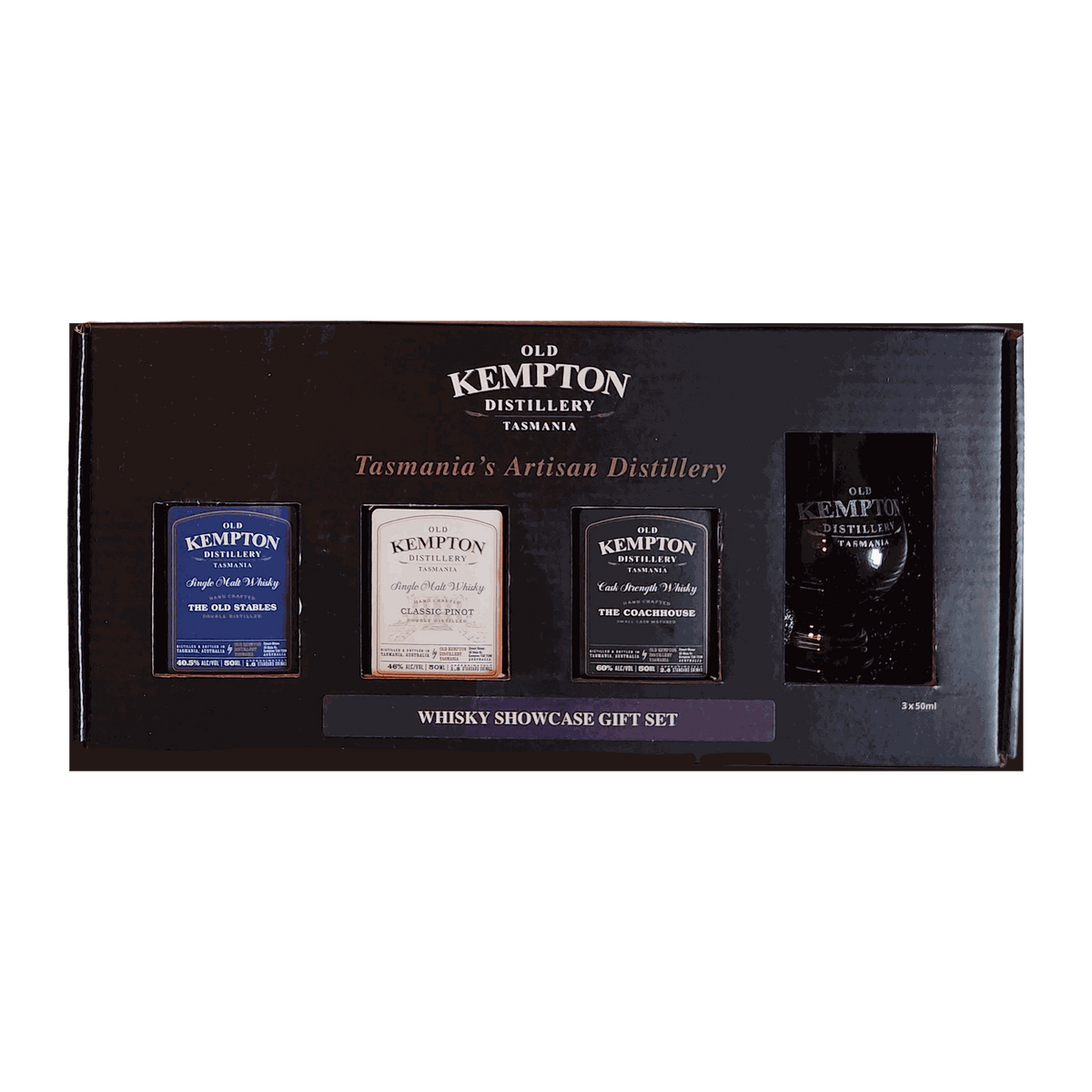 Old Kempton Whisky Showcase Gift Set 3x50ml - DiVino.com.au