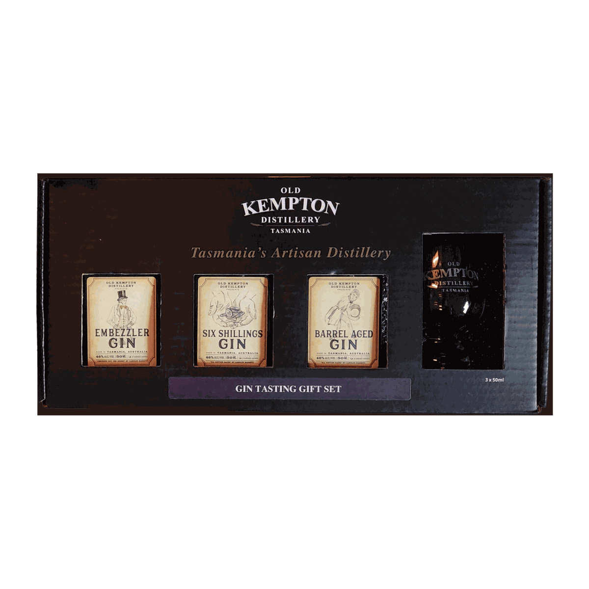 Old Kempton Gin Tasting Gift Set 3x50ml - DiVino.com.au