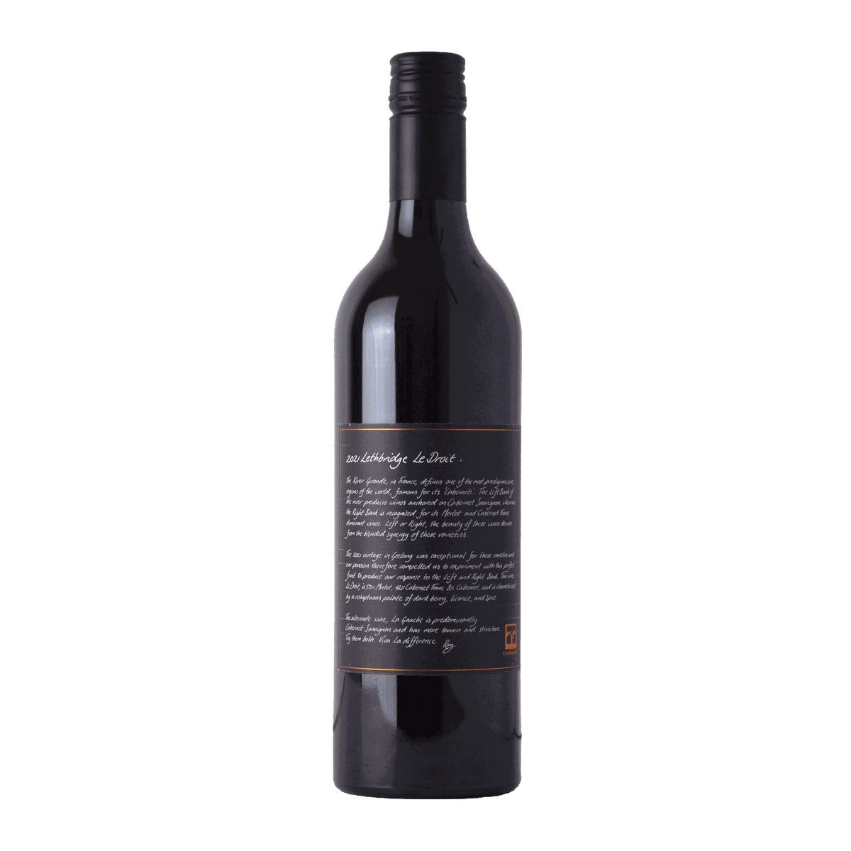 Lethbridge Le Droit 2021 - DiVino.com.au