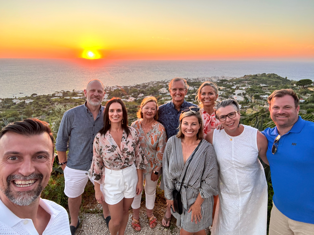 DiVino guests on our Ischia trip