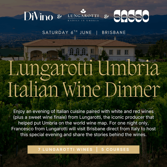 Lungarotti Umbria Italian Wine Dinner at Bar Sasso Brisbane