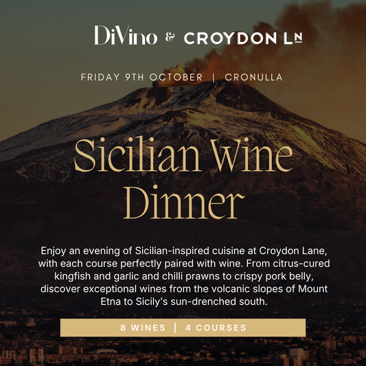 Sicilian Wine Dinner at Croydon Lane, Cronulla - DiVino.com.au