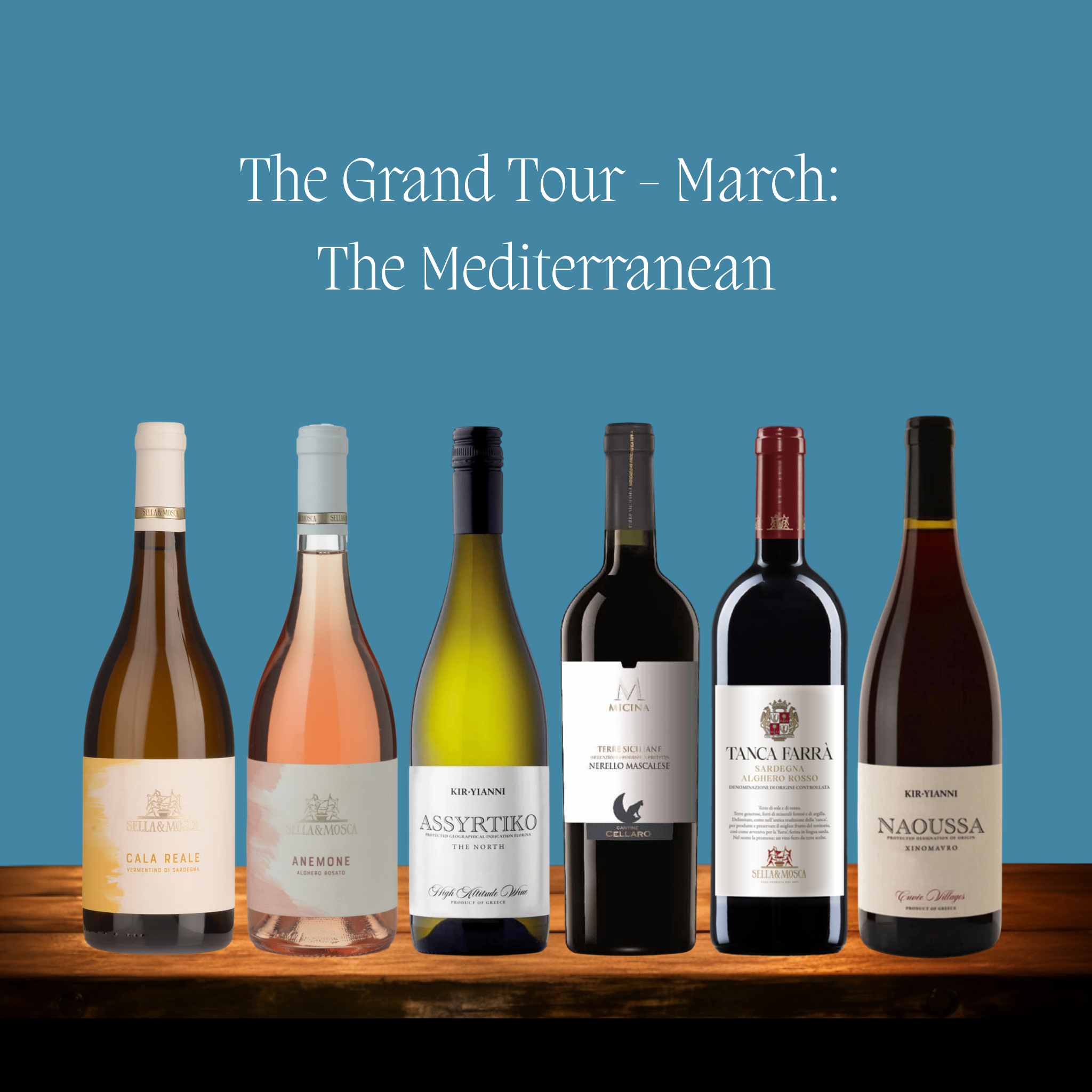 The Grand Tour - March - Mediterranean - DiVino.com.au