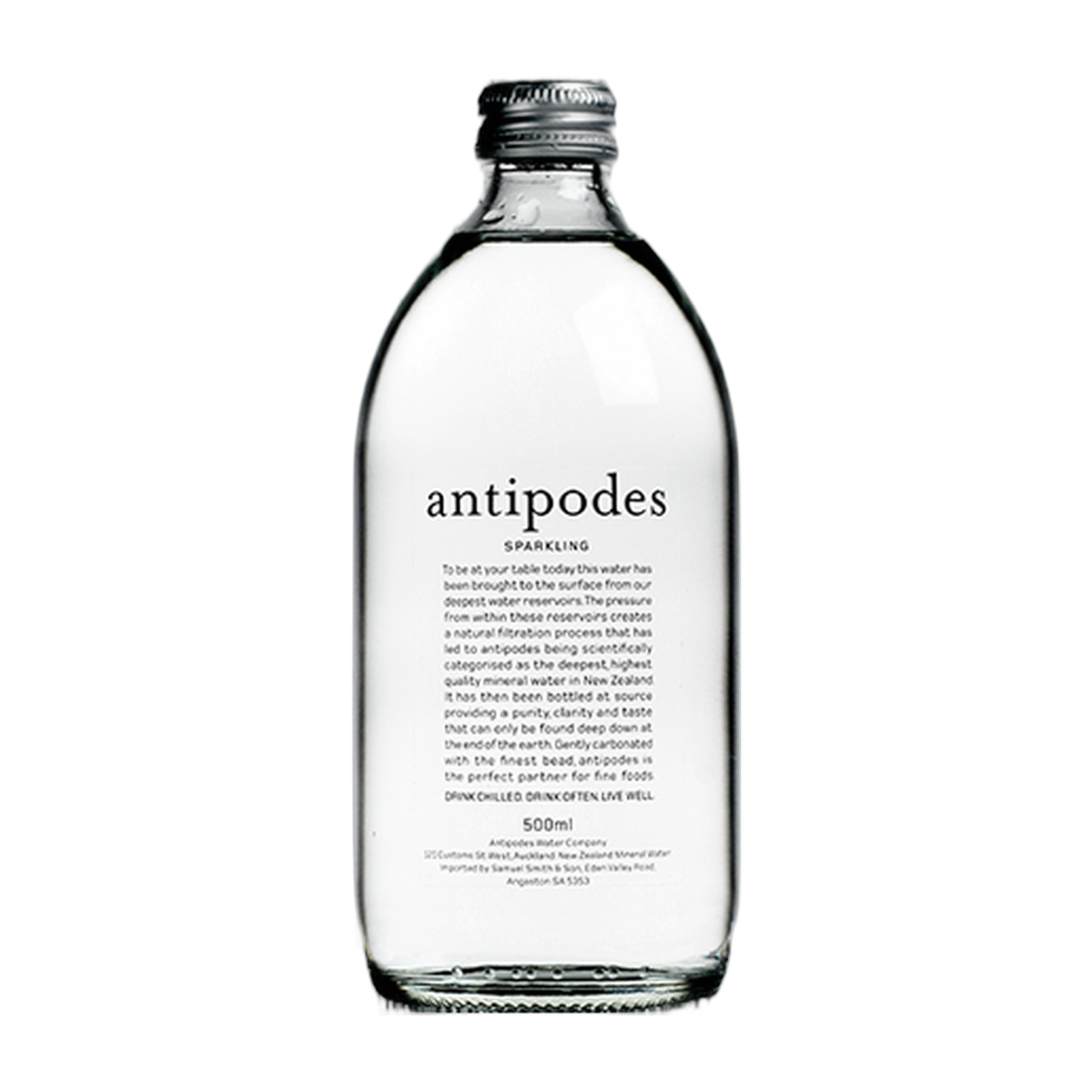 Antipodes Sparkling Water 500ml - DiVino.com.au