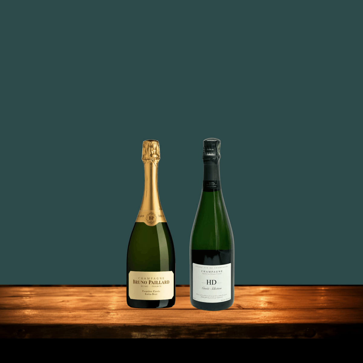 Champagne Duo - 2 Bottle French Champagne Gift Pack - DiVino.com.au