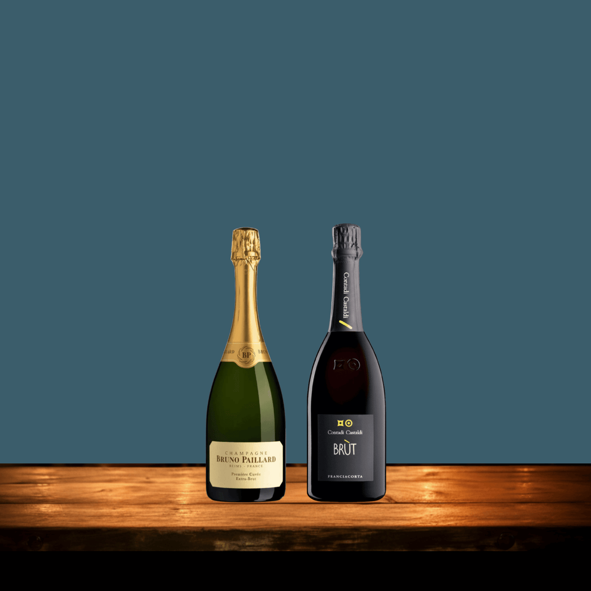 Champagne & Franciacorta Duo - 2 Bottle Sparkling Wine Gift Pack - DiVino.com.au