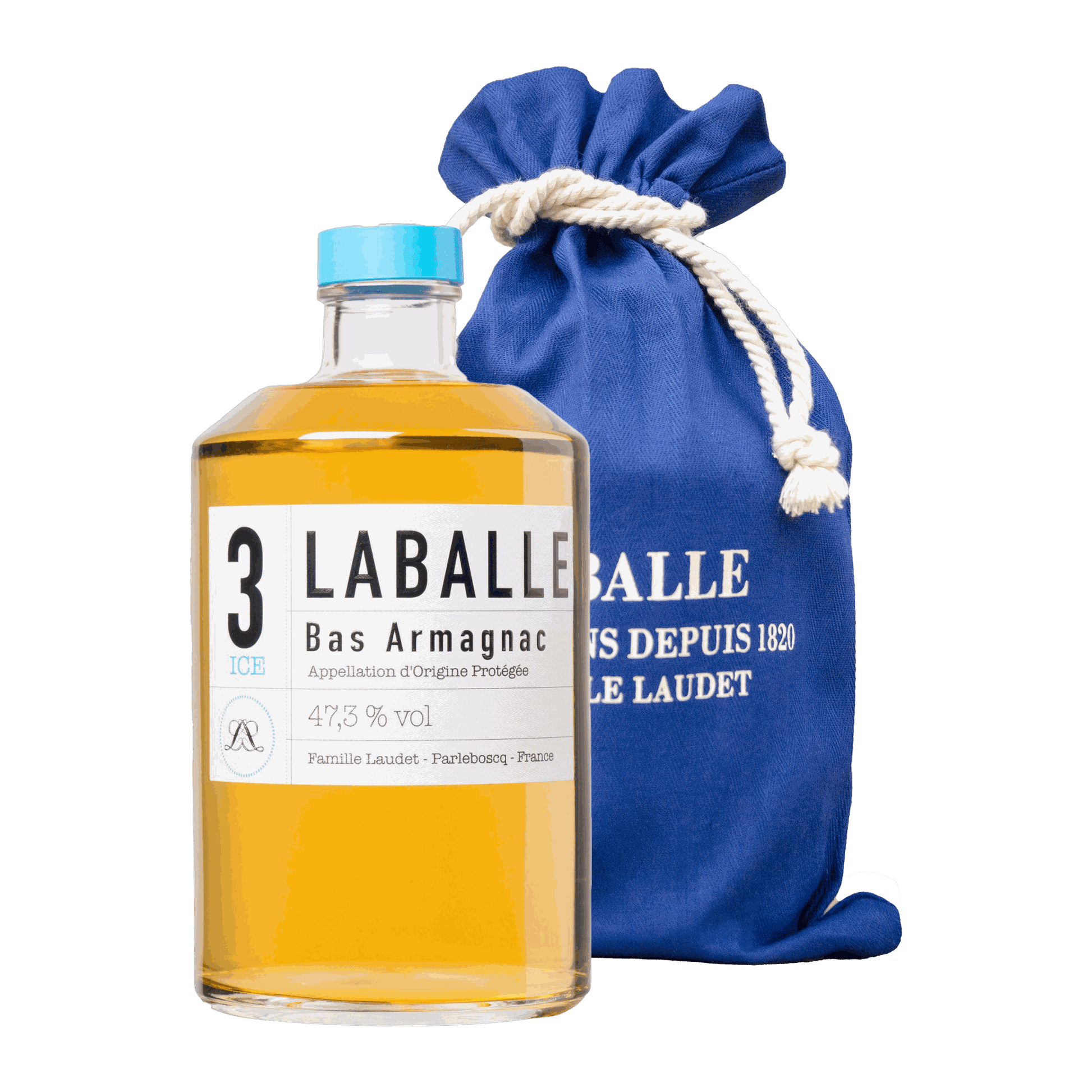 Château Laballe Bas Armagnac Ice 3 years w/ Retail Dust Bag 500ml - DiVino.com.au