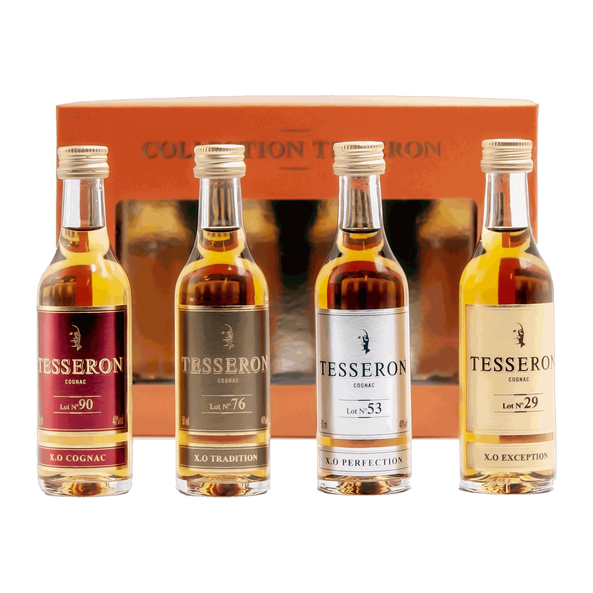 Cognac Tesseron 4-Pack XO Collection 50ml - DiVino.com.au