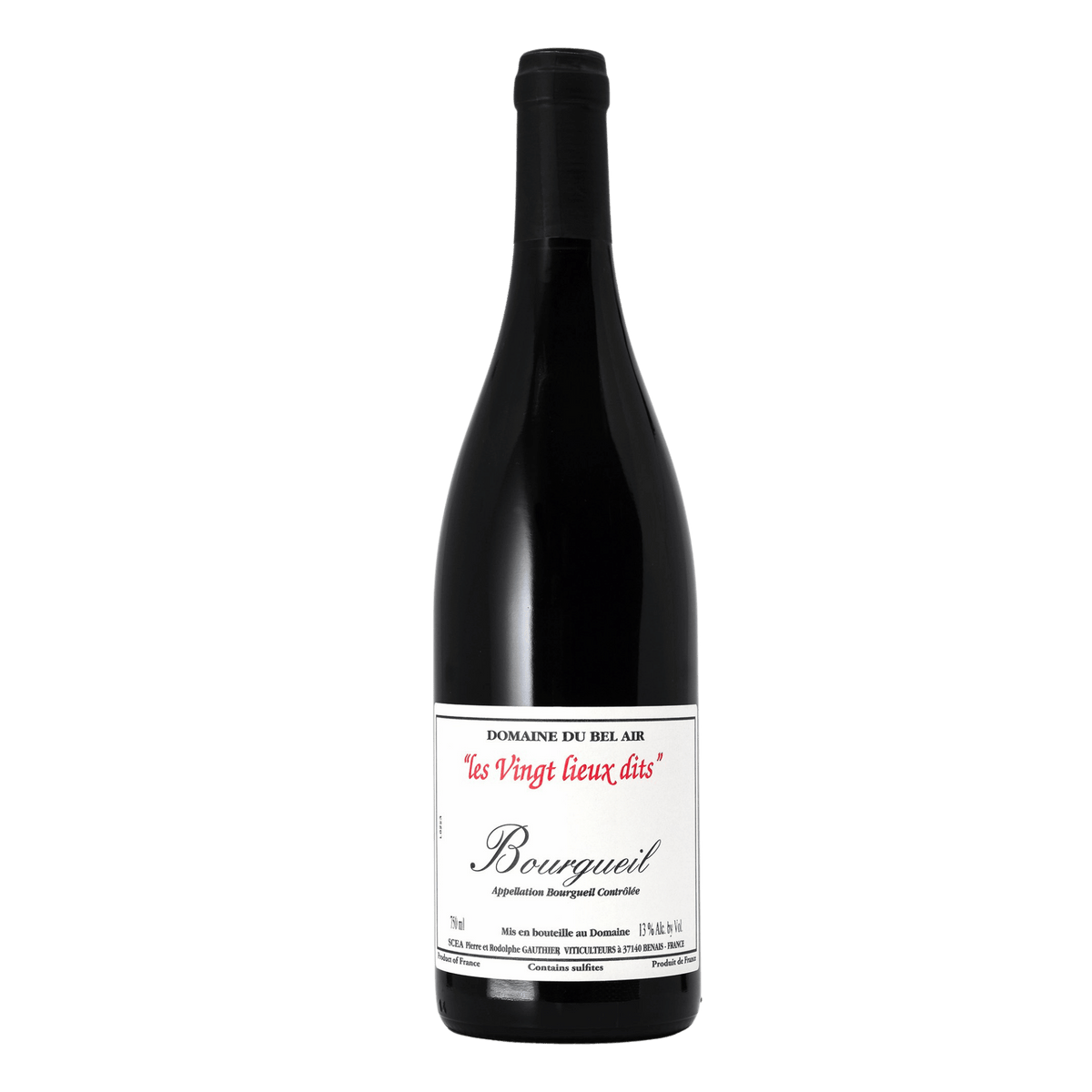 Domaine du Bel Air Bourgueil Les Vingt Lieux-Dits - DiVino.com.au
