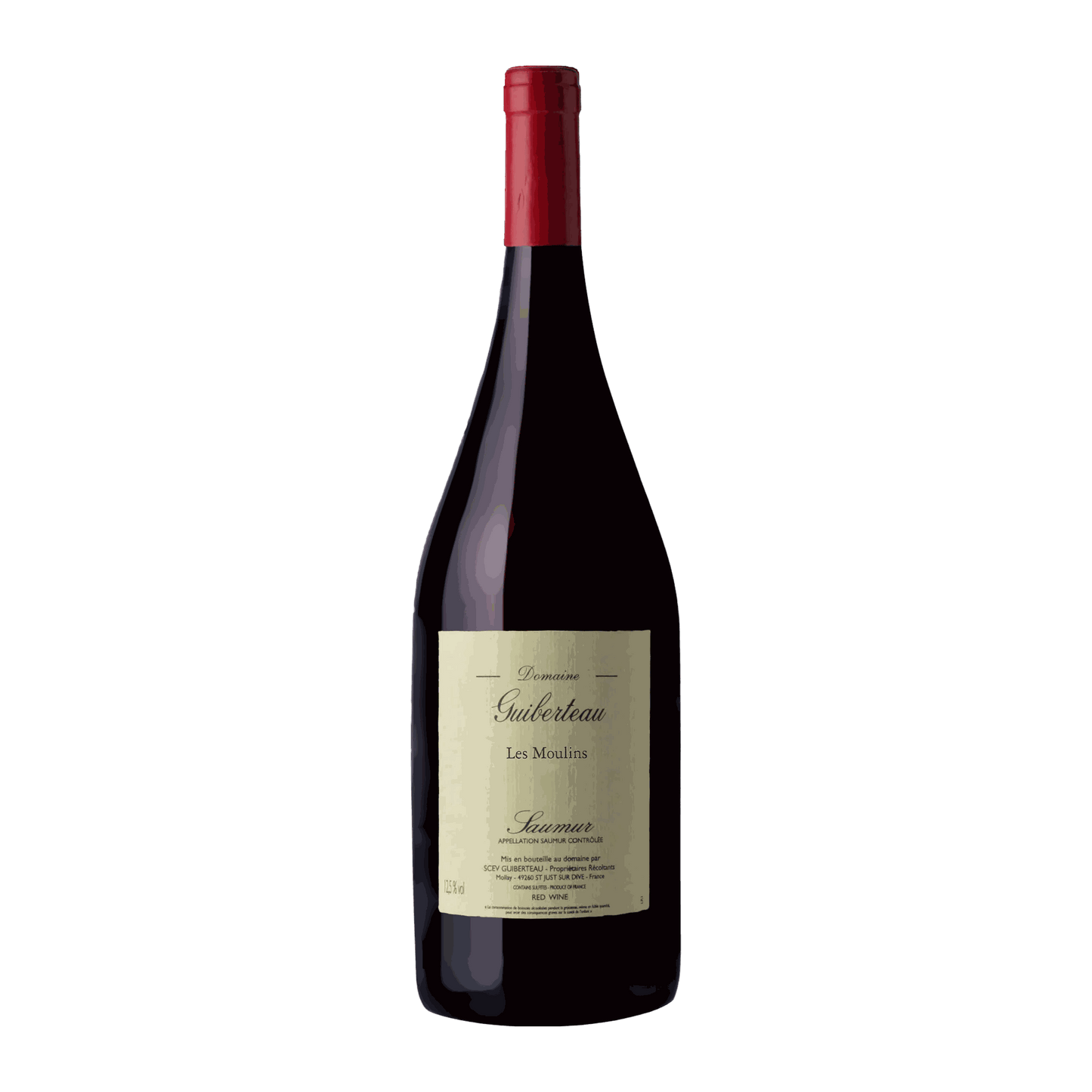 Domaine Guiberteau Saumur Les Moulins Rouge 1.5L MAGNUM - DiVino.com.au