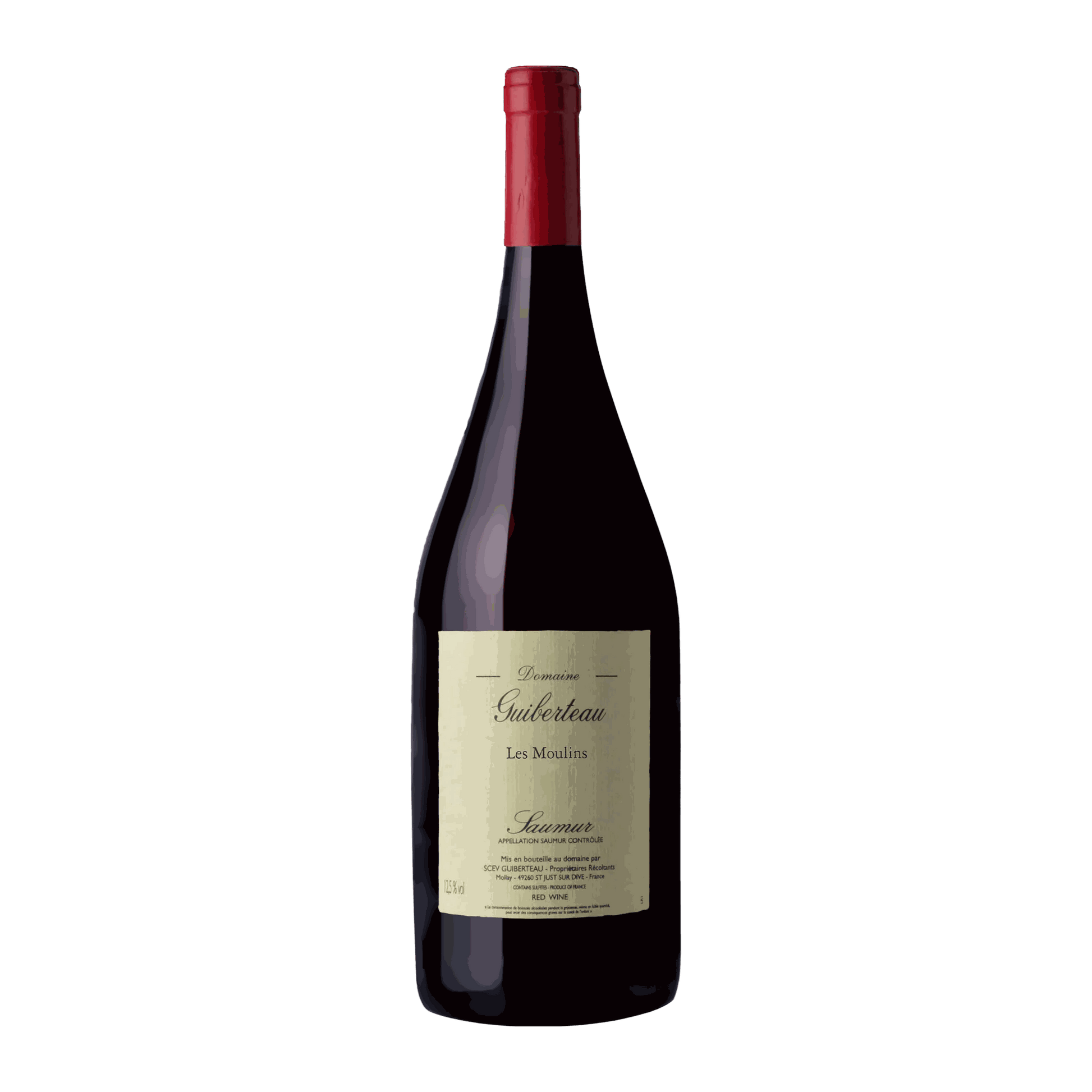 Domaine Guiberteau Saumur Les Moulins Rouge 1.5L MAGNUM - DiVino.com.au