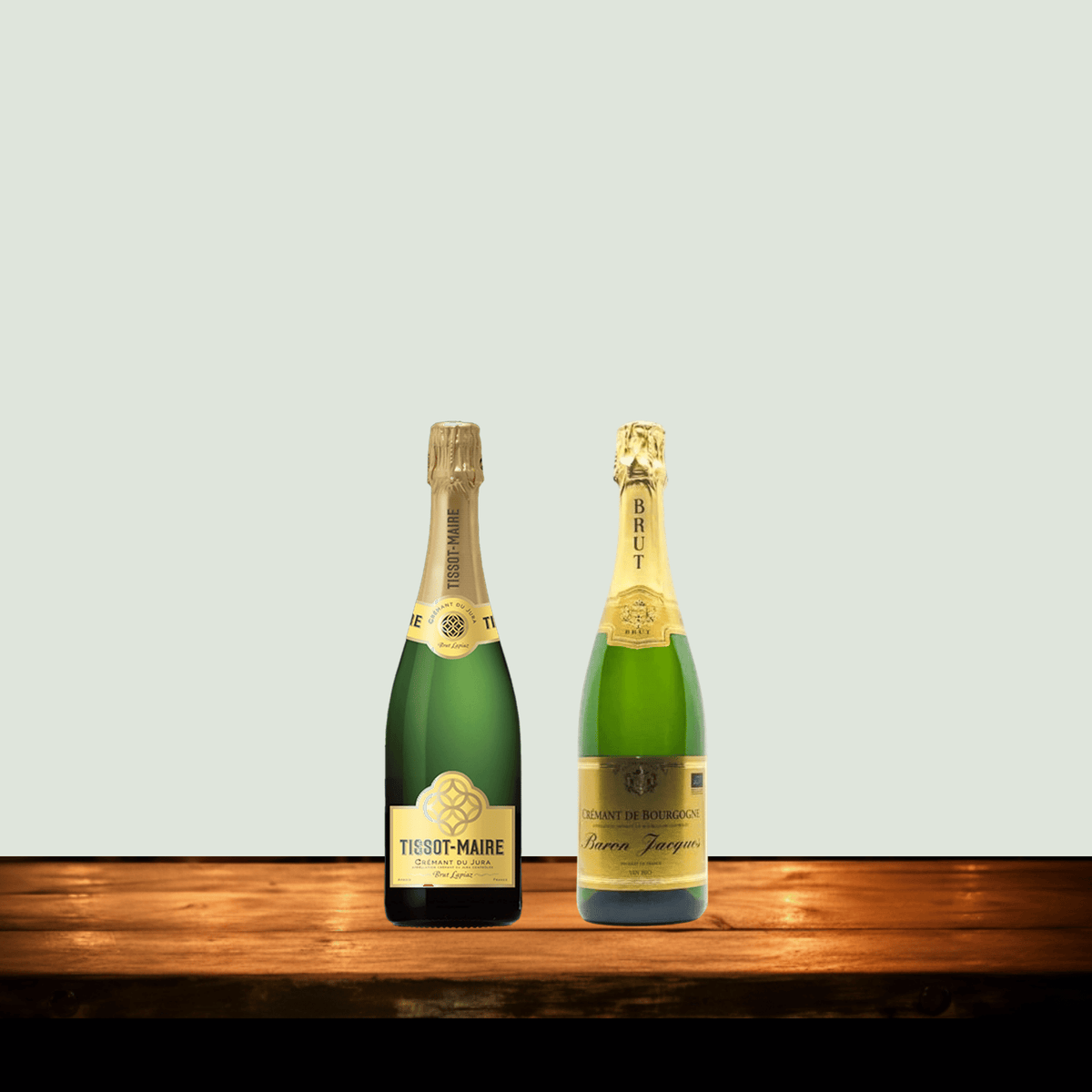 French Crémant Duo - 2 Bottle French Sparkling Wine Gift Pack - DiVino.com.au
