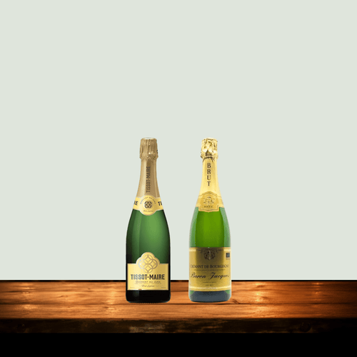 French Crémant Duo - 2 Bottle French Sparkling Wine Gift Pack