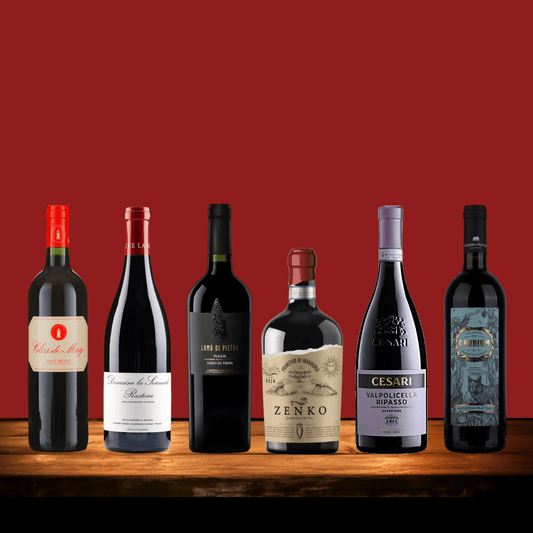 French & Italian Full-Bodied Reds - 6 Bottle Red Wine Gift Pack - DiVino.com.au