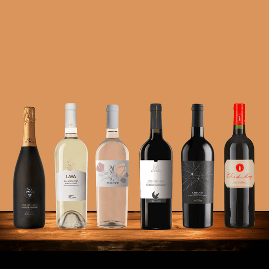 French & Italian Red, Rosé and White - 6 Bottle Mixed Wine Gift Pack - DiVino.com.au