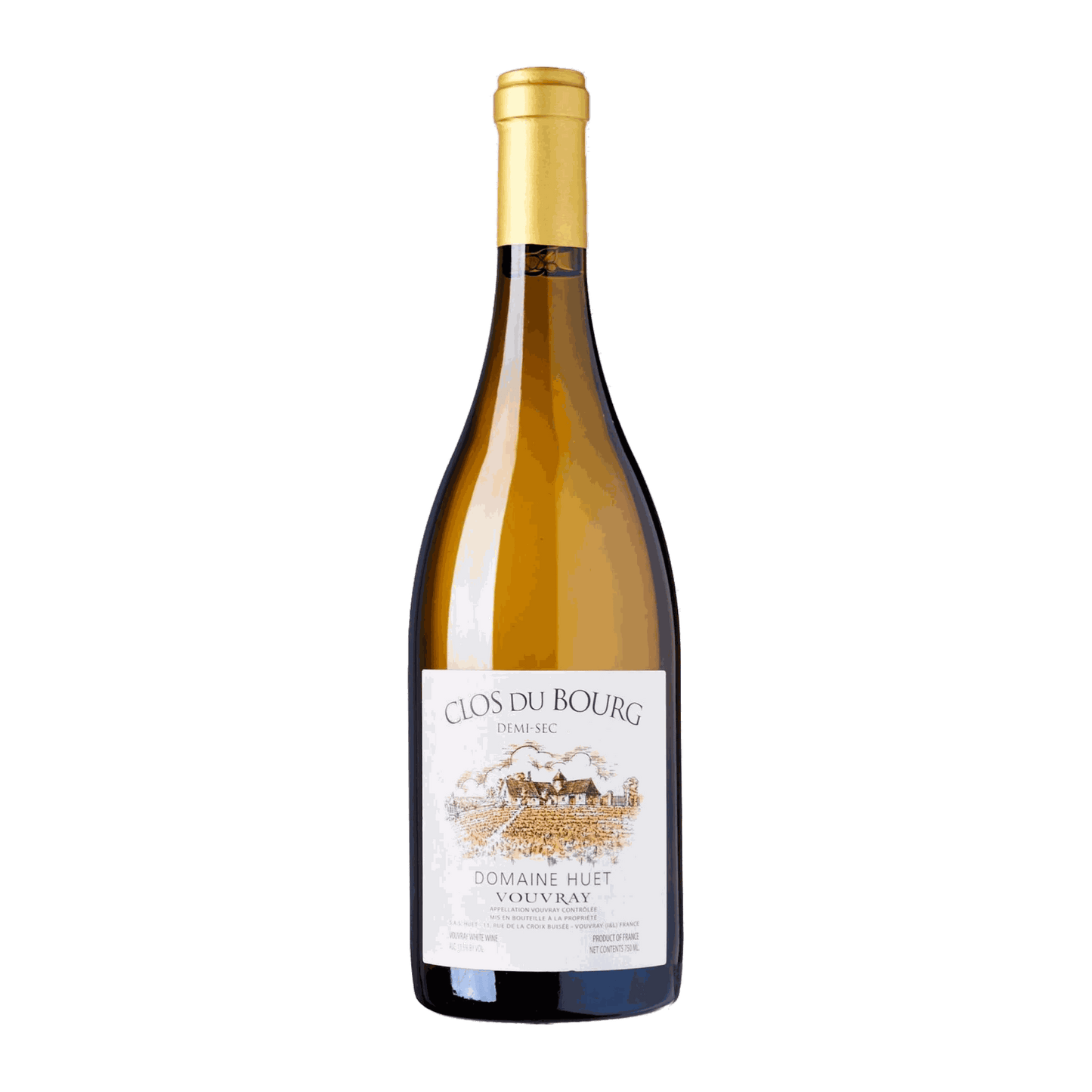 Huet Vouvray Clos du Bourg Demi-Sec 375ml - DiVino.com.au