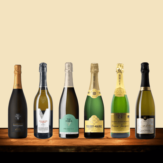 Italian & French Sparkling Six - 6 Bottle Sparkling Wine Gift Pack - DiVino.com.au