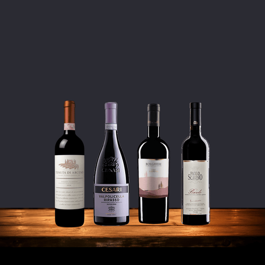Italian Icons Four - 4 Bottle Premium Italian Red Wine Gift Pack - DiVino.com.au