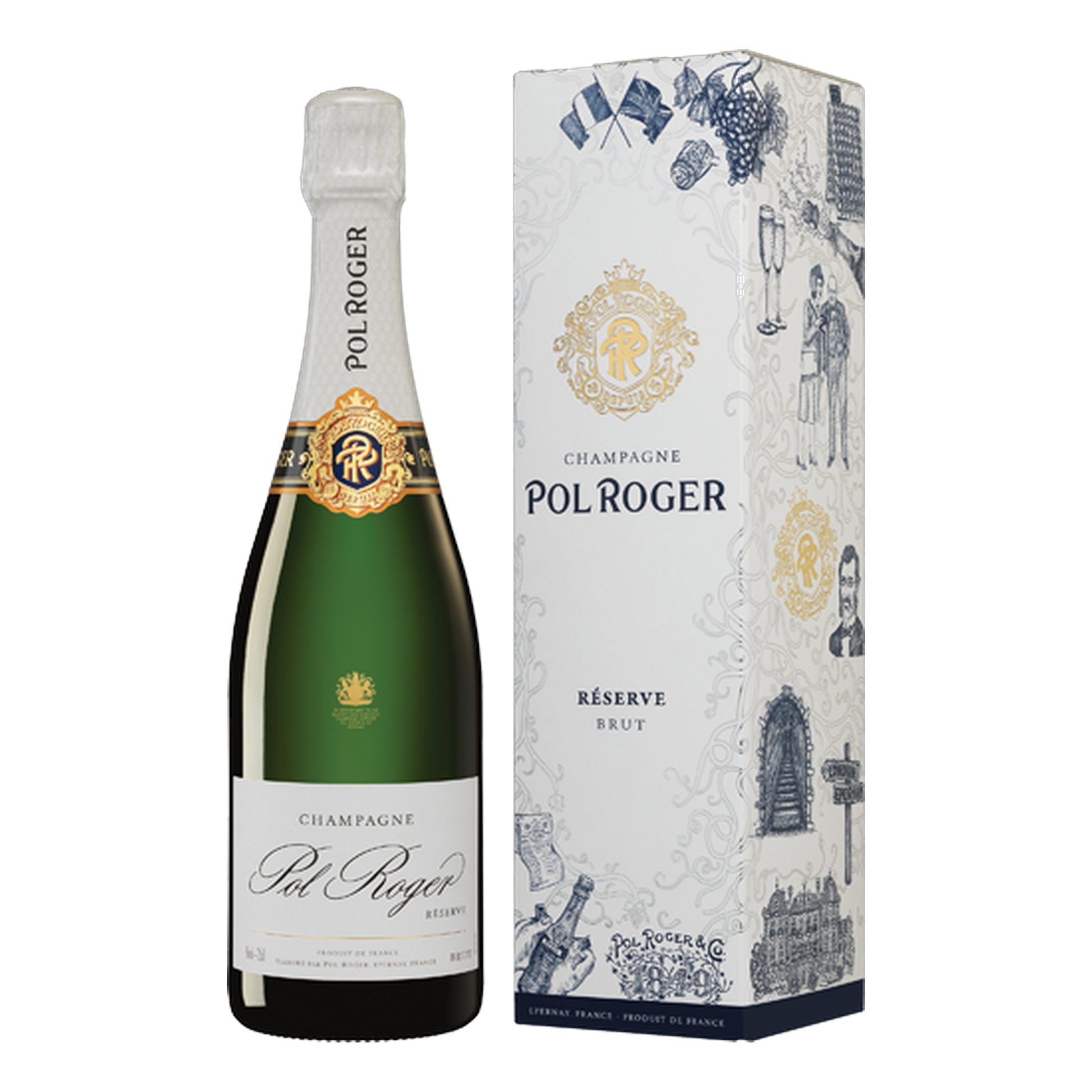 Pol Roger Brut Réserve Non Vintage Gift Box - DiVino.com.au