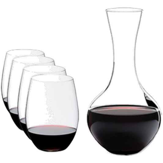 RIEDEL O Wine Tumbler Glass plus Decanter - DiVino.com.au