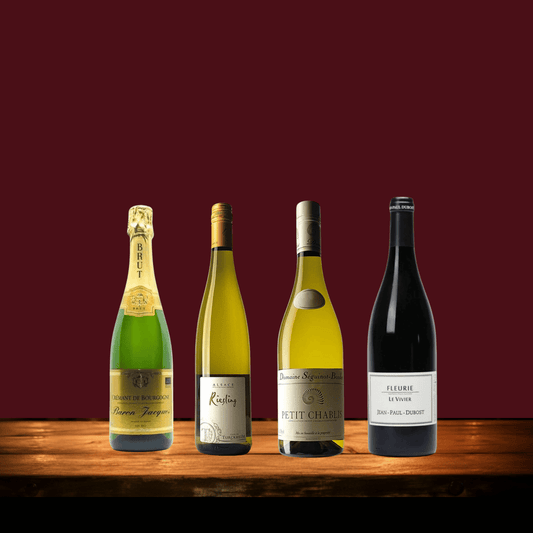 Taste of Burgundy & Alsace - 4 Bottle French Wine Gift Pack - DiVino.com.au