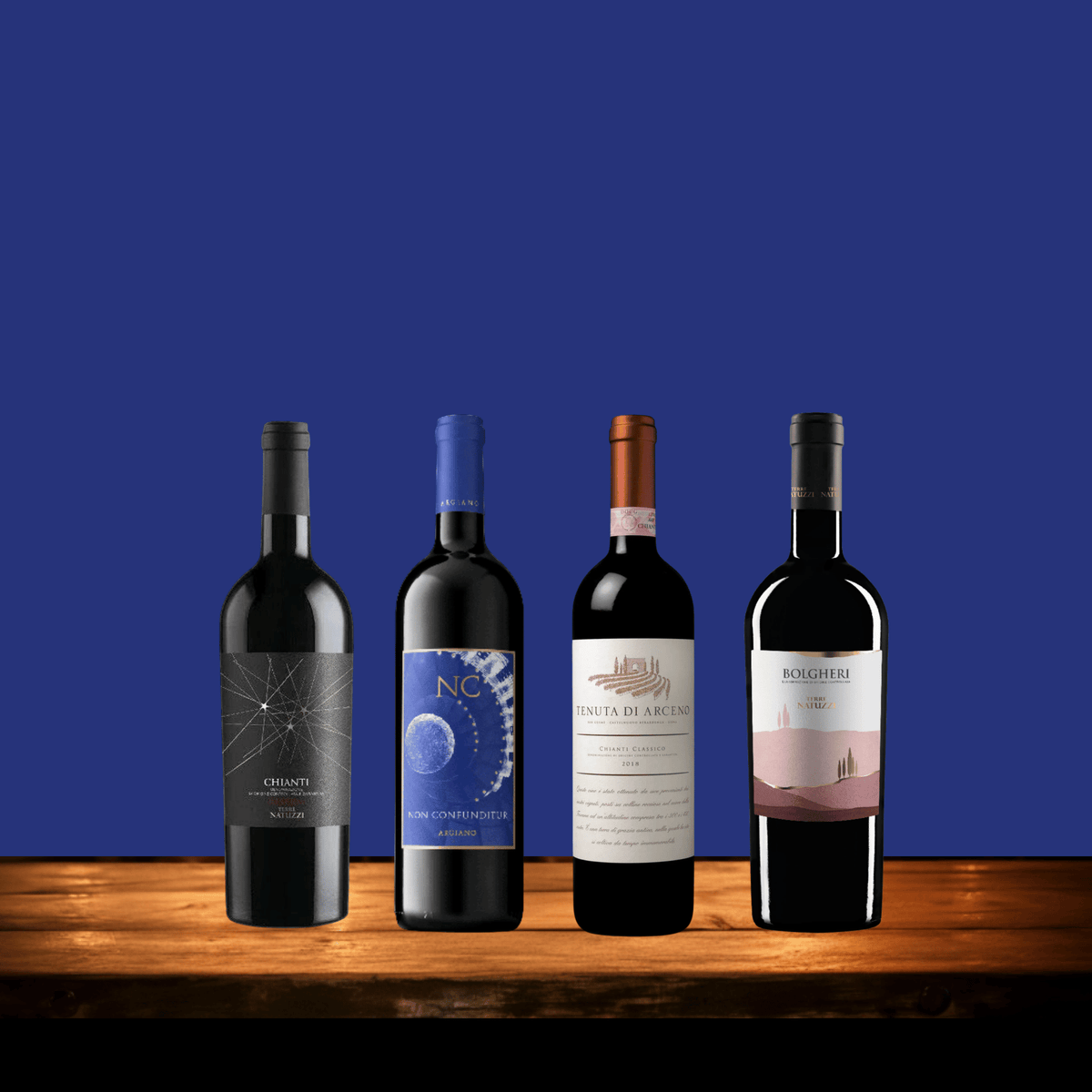 Taste of Tuscany - 4 Bottle Italian Red Wine Gift Pack - DiVino.com.au