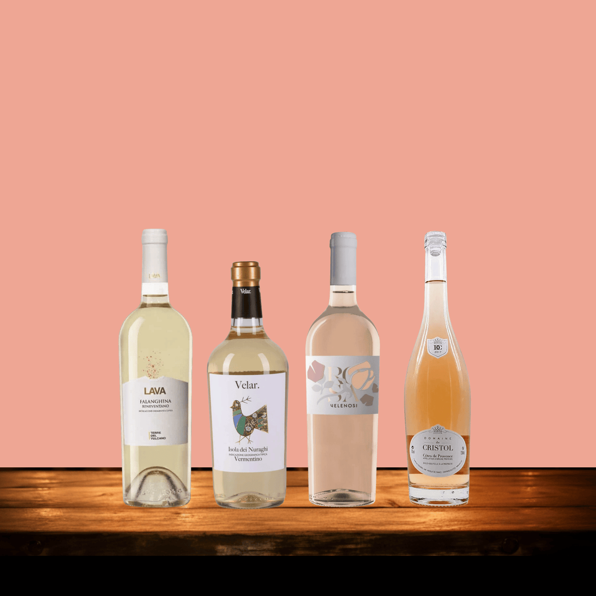 White & Rosé Four - 4 Bottle White and Rosé Wine Gift Pack - DiVino.com.au