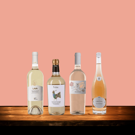 White & Rosé Four - 4 Bottle White and Rosé Wine Gift Pack - DiVino.com.au